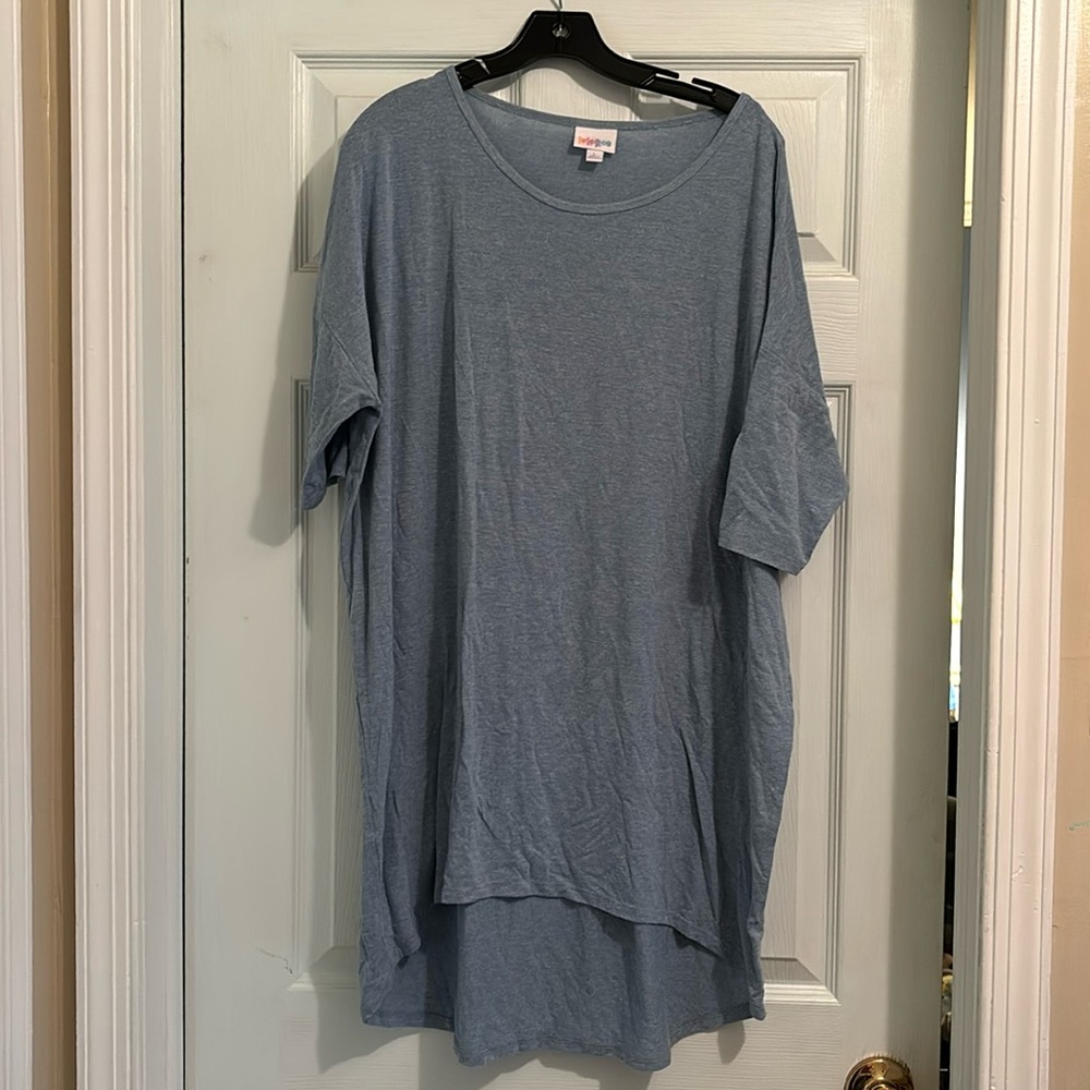 Light blue lularoe dress